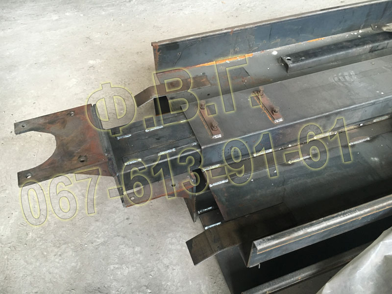 Похила частина(корито) транспортера скребкового гноєзбирального ТСГ.
