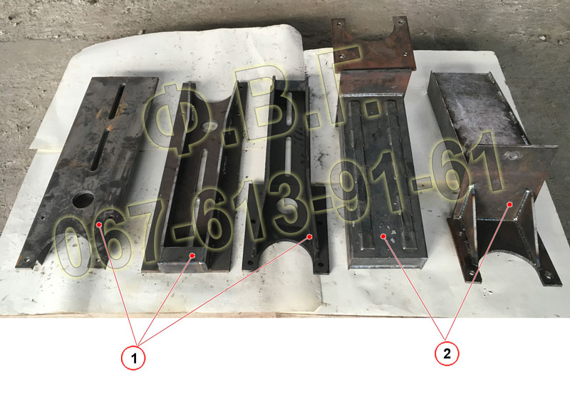 Рамка кріплення редуктора в корито ТСГ-160А;ТСГ-2Б;ТСГ-3Б.
