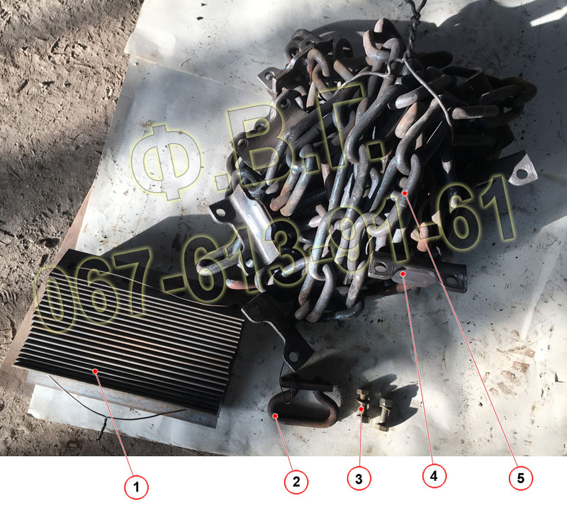 Ланцюг якірний в корито ТСГ-160А-13м.п.
