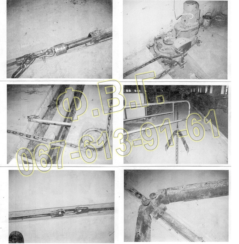 Встановлена УСГ(установка скреперна гноєзбиральна з реверсивним рухом) на фермі. 
