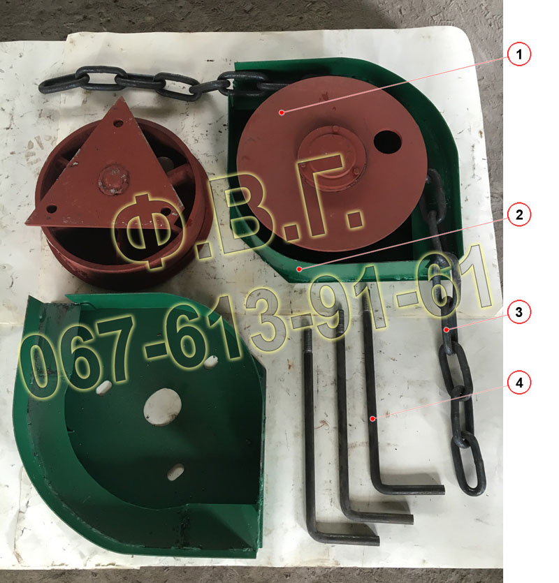 Комплектуючі установки УСГ:
