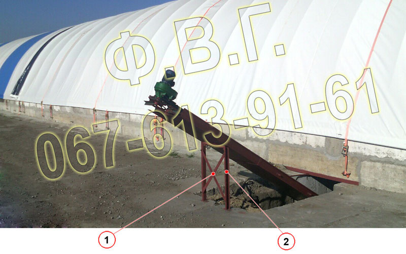 Похила частина–корито ТСГ.
