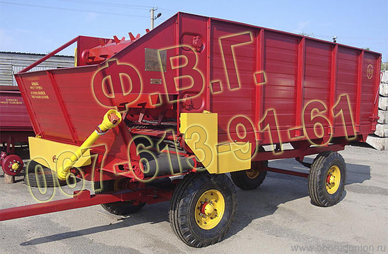 Кормороздавач тракторний універсальний КТУ-10У-посилений.
